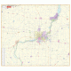 Quad Cities, IA & Vicinity Wall Map